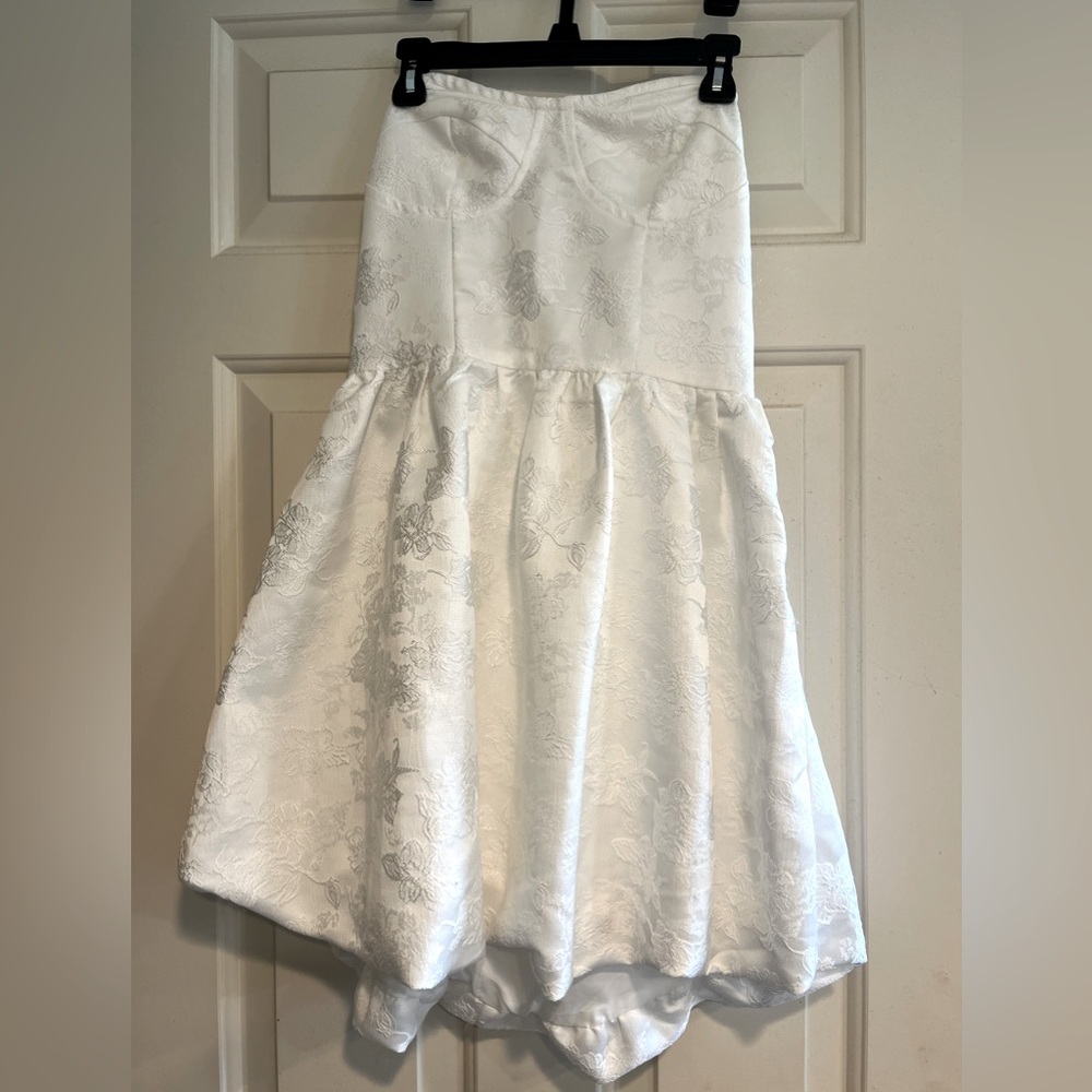 Ivory Mini Bubble Dress